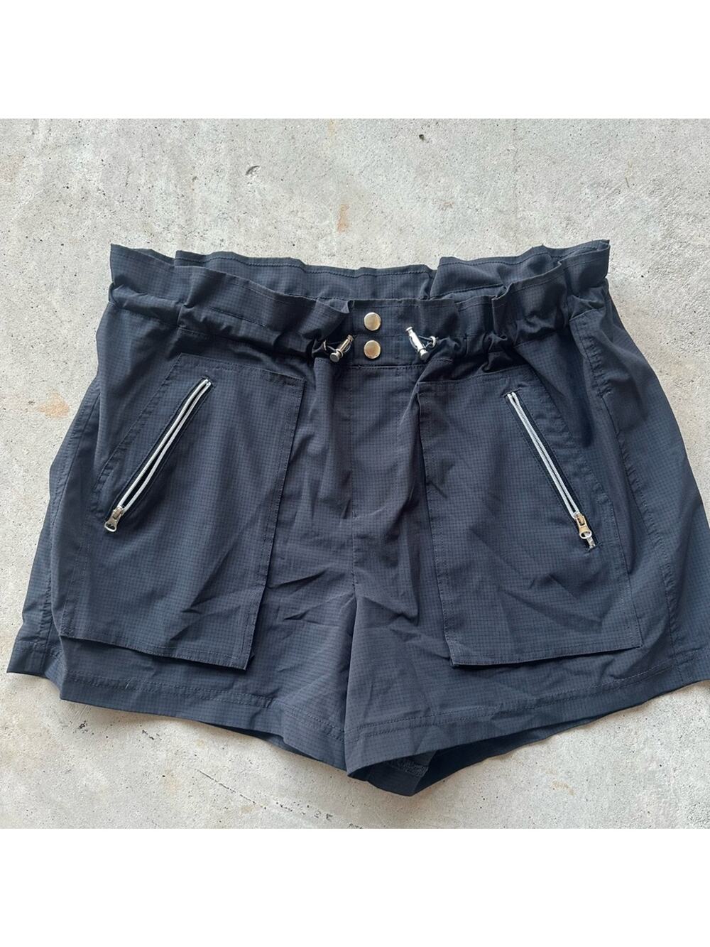 Te Verde Black Cargo Shorts Relaxed Fit Size Medium